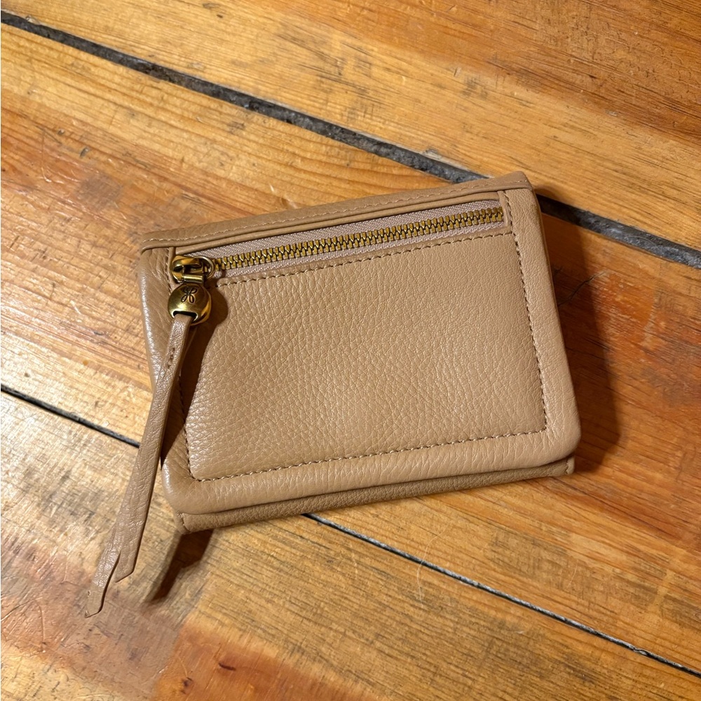 HOBO Tan Leather Wallet